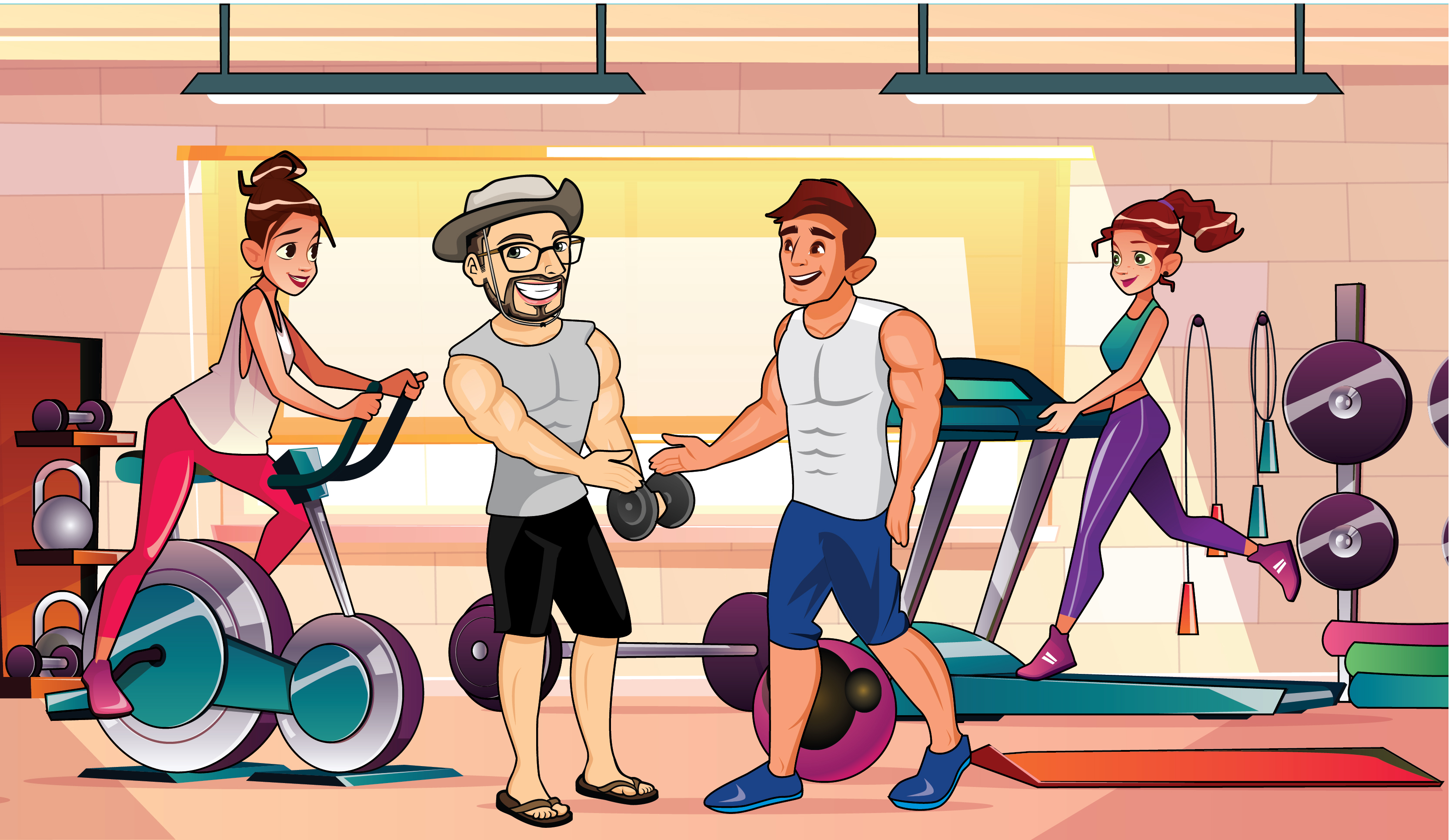 How to make friends at the gym